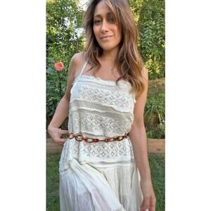 Vintage Tortoise Chain Belt